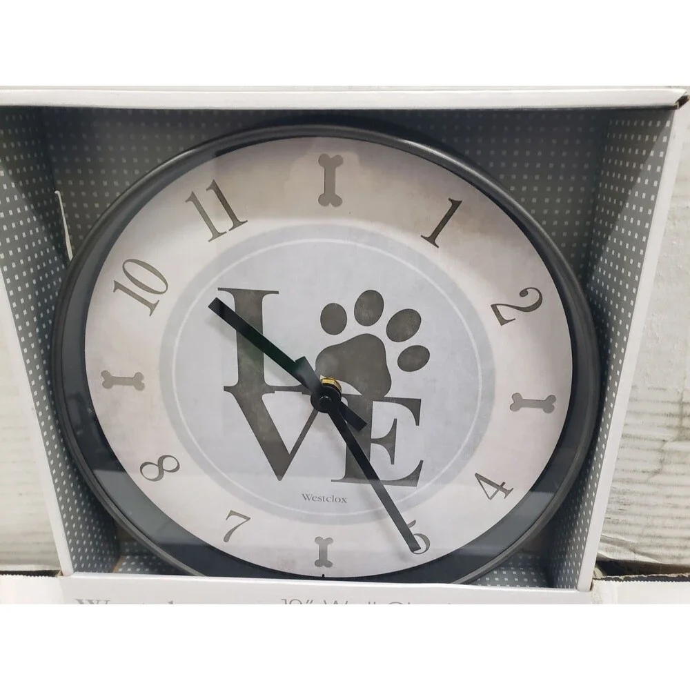Plastic Decorative Kitchen Wall Clock, approx. 10
